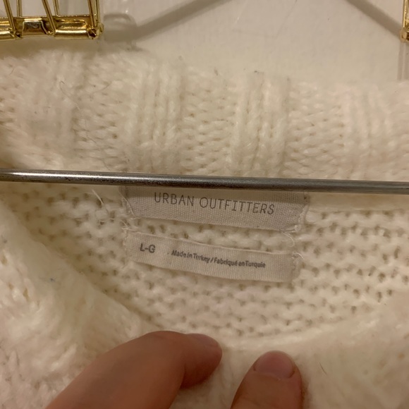 Urban outfitters long knit cream sweater - Picture 4 of 5